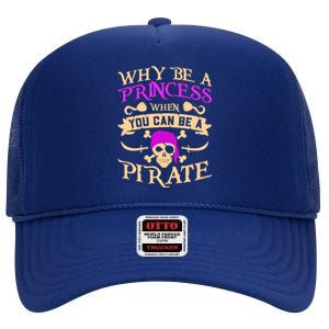 Pirate Night Costume For A Lover Of Caribbean Pirate Nights High Crown Mesh Back Trucker Hat