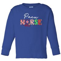 Pacu Nurse Christmas Nurse Elf Nurse Santas Favorite Nurse Great Gift Toddler Long Sleeve Shirt