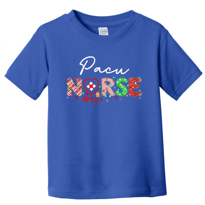 Pacu Nurse Christmas Nurse Elf Nurse Santas Favorite Nurse Great Gift Toddler T-Shirt