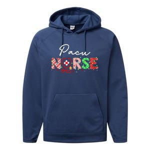 Pacu Nurse Christmas Nurse Elf Nurse Santas Favorite Nurse Great Gift Performance Fleece Hoodie