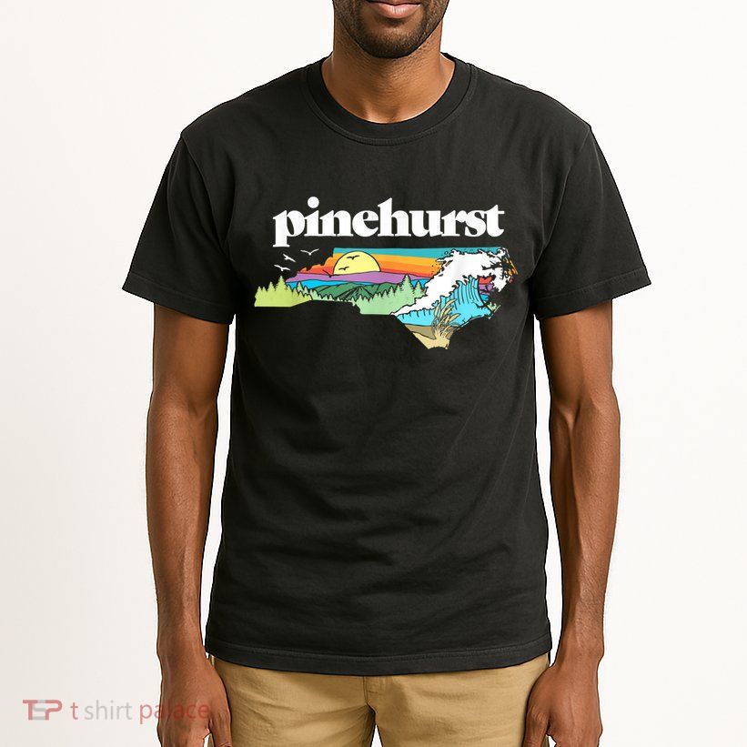 Pinehurst North Carolina Outdoors Retro Nature Tall T-Shirt