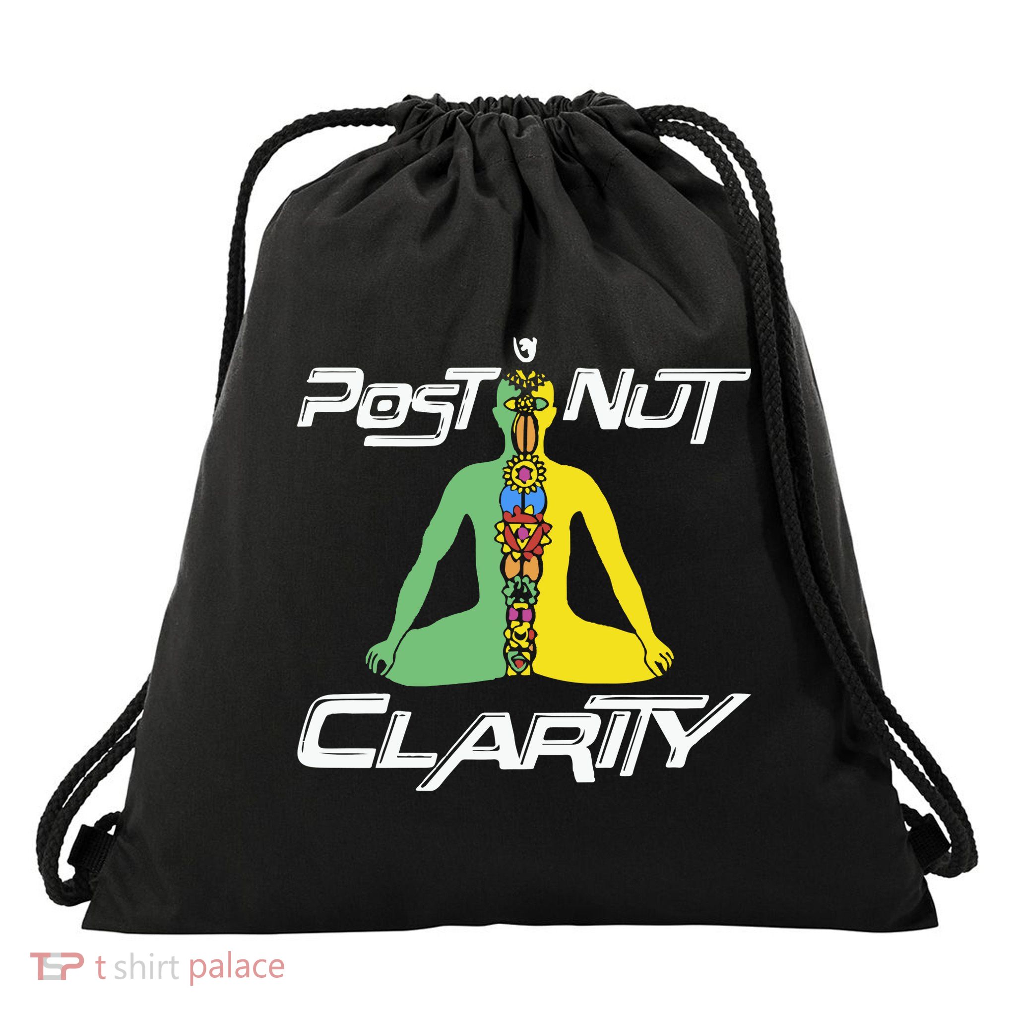 Post Nut Clarity Drawstring Bag