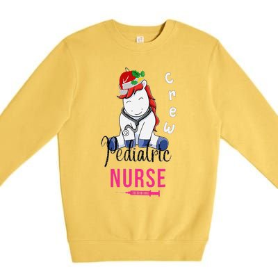 Pediatric Nurse Christmas Crew Emergency Response Team Premium Crewneck Sweatshirt