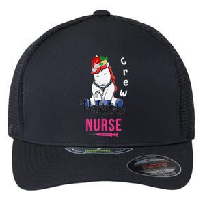 Pediatric Nurse Christmas Crew Emergency Response Team Flexfit Unipanel Trucker Cap