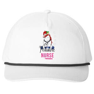 Pediatric Nurse Christmas Crew Emergency Response Team Snapback Five-Panel Rope Hat