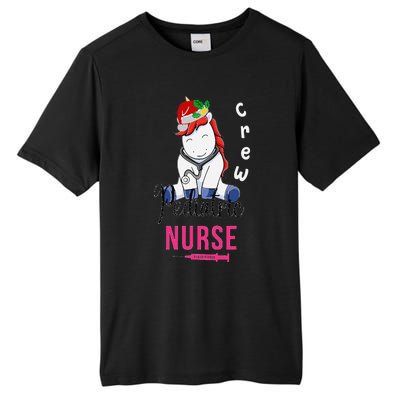 Pediatric Nurse Christmas Crew Emergency Response Team Tall Fusion ChromaSoft Performance T-Shirt