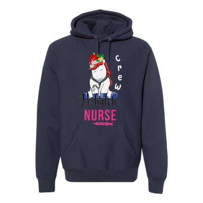 Pediatric Nurse Christmas Crew Emergency Response Team Premium Hoodie