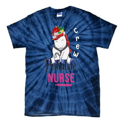 Pediatric Nurse Christmas Crew Emergency Response Team Tie-Dye T-Shirt