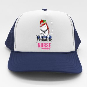 Pediatric Nurse Christmas Crew Emergency Response Team Trucker Hat