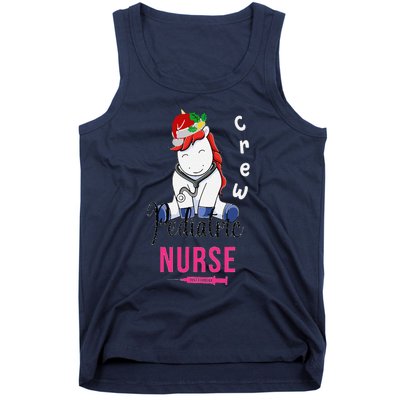 Pediatric Nurse Christmas Crew Emergency Response Team Tank Top