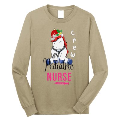 Pediatric Nurse Christmas Crew Emergency Response Team Long Sleeve Shirt