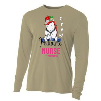 Pediatric Nurse Christmas Crew Emergency Response Team Cooling Performance Long Sleeve Crew