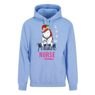 Pediatric Nurse Christmas Crew Emergency Response Team Unisex Surf Hoodie