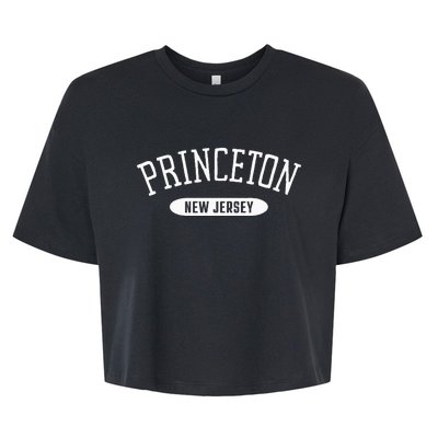 Princeton NJ College Style Princeton New Jersey NJ Bella+Canvas Jersey Crop Tee