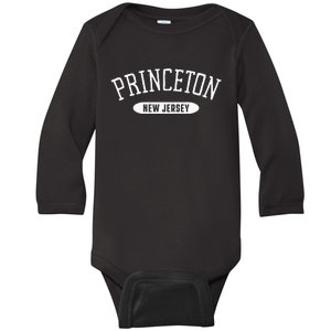 Princeton NJ College Style Princeton New Jersey NJ Baby Long Sleeve Bodysuit