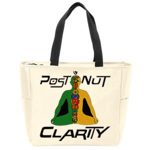 Post Nut Clarity Funny Post Nut Clarity Trending Post Nut Zip Tote Bag