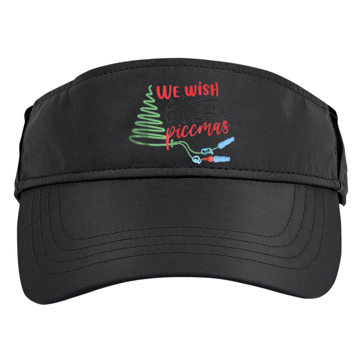 PICC Nurse Christmas Vascular Access ICU Rn Infusion Nurse Adult Drive Performance Visor