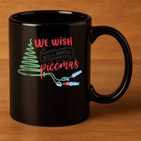 PICC Nurse Christmas Vascular Access ICU Rn Infusion Nurse 11oz C Handle Ceramic Mug
