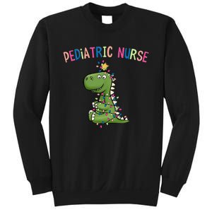 Pediatric Nurse Christmas Peds Dinosaur Rn Xmas Peds Nurse Sweatshirt