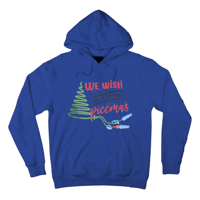 Picc Nurse Christmas Vat Team Vascular Access Infusion Nurse Gift Hoodie