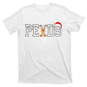 Pediatric Nurse Christmas Peds Nurse Practitioner RN Xmas T-Shirt