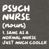 Psych Nurse Definition Nursing Cotton Canvas Backpack
