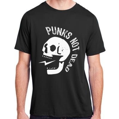 Punks Not Dead Skull Adult ChromaSoft Performance T-Shirt