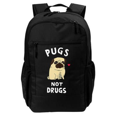 Pugs Not Drugs Funny Present For Dog Lover Tee Pets Backpack