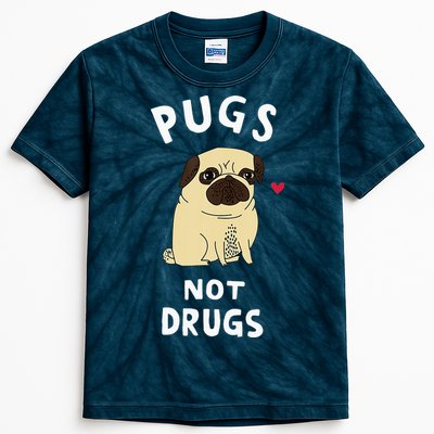 Pugs Not Drugs Funny Present For Dog Lover Tee Pets Kids Tie-Dye T-Shirt