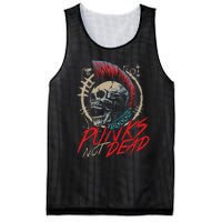 Punks Not Dead Rocker Punker Punk Rock Music Mesh Reversible Basketball Jersey Tank