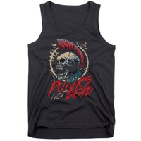 Punks Not Dead Rocker Punker Punk Rock Music Tank Top