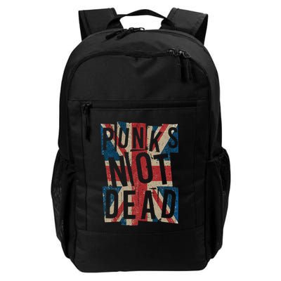 Punks Not Dead Vintage Uk London Flag Punk Is Not Dead Backpack