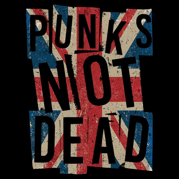 Punks Not Dead Vintage Uk London Flag Punk Is Not Dead Backpack