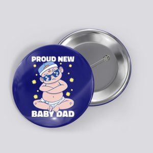 Proud New Dad For Father's Day Gift Button