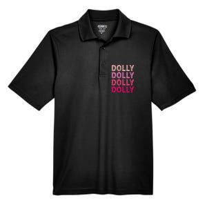 Personalized Name DOLLY  I Love Dolly  Men's Origin Performance Pique Polo