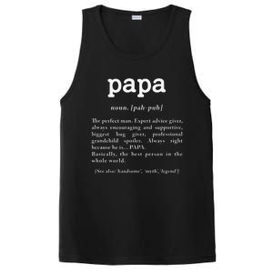 Papa Noun Definition Perfect Man Grandpa Fathers Day PosiCharge Competitor Tank