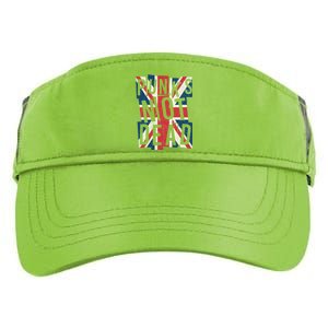 Punks Not Dead British Flag Britain England Adult Drive Performance Visor