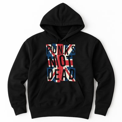 Punks Not Dead British Flag Britain England Hoodie