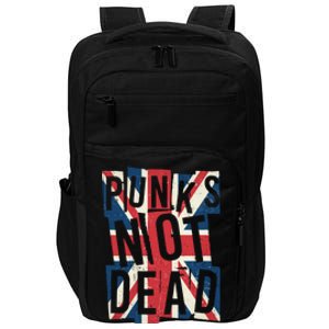 Punks Not Dead British Flag Britain England Impact Tech Backpack