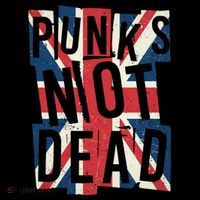 Punks Not Dead British Flag Britain England Impact Tech Backpack