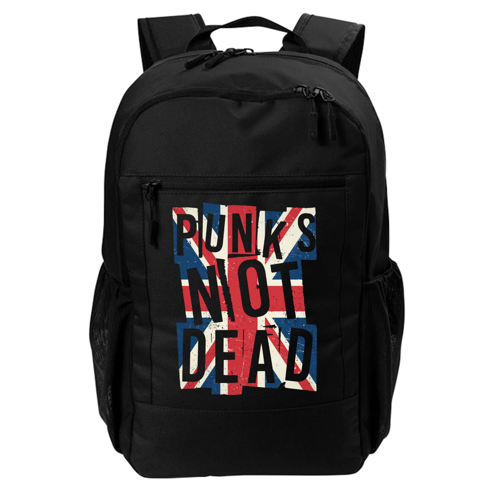 Punks Not Dead British Flag Britain England Backpack