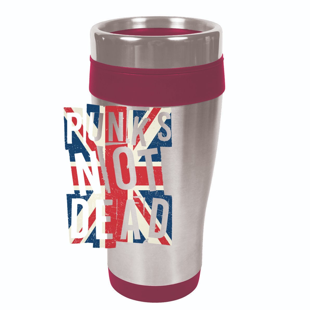 Punks Not Dead British Flag Britain England 15oz Campfire Ceramic Mug