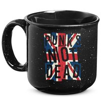 Punks Not Dead British Flag Britain England 15oz Campfire Ceramic Mug