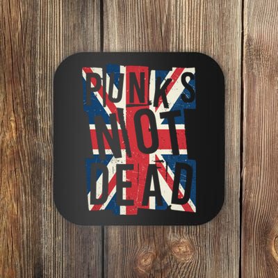 Punks Not Dead British Flag Britain England Coaster