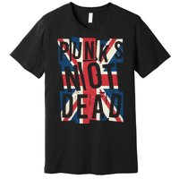 Punks Not Dead British Flag Britain England Premium T-Shirt