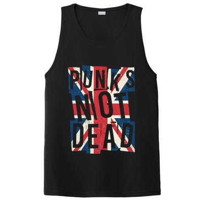 Punks Not Dead British Flag Britain England PosiCharge Competitor Tank