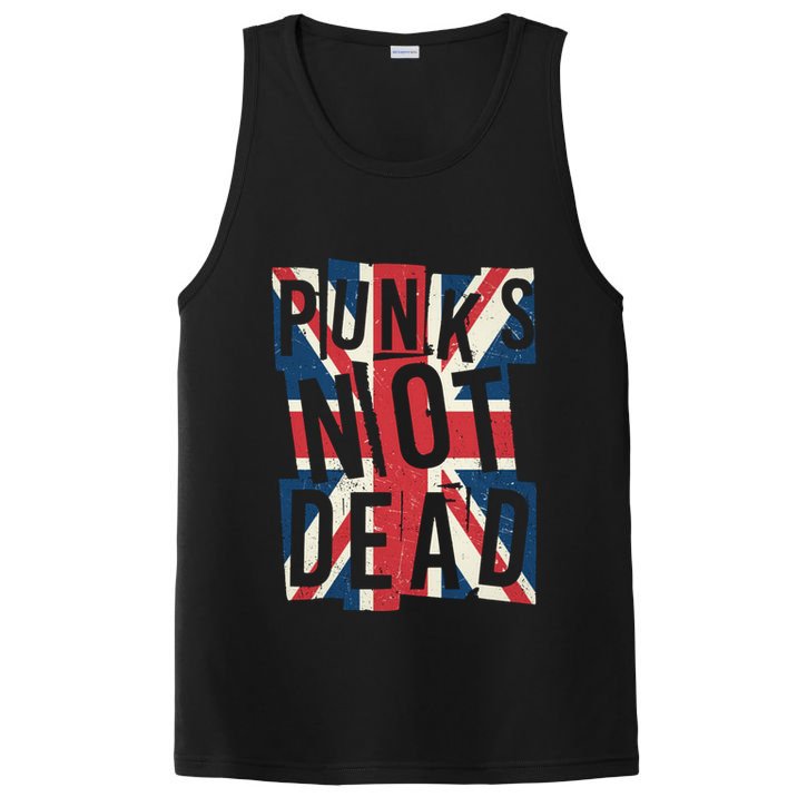 Punks Not Dead British Flag Britain England PosiCharge Competitor Tank
