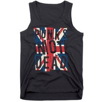 Punks Not Dead British Flag Britain England Tank Top