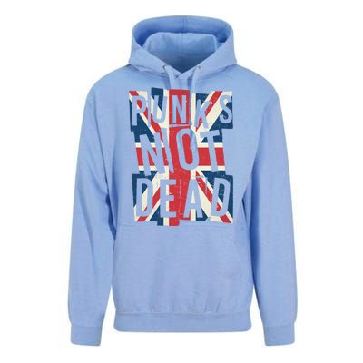 Punks Not Dead British Flag Britain England Unisex Surf Hoodie