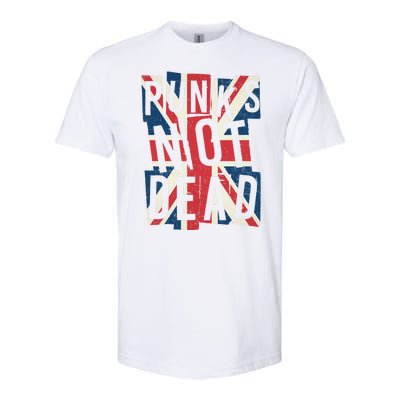 Punks Not Dead British Flag Britain England Softstyle CVC T-Shirt